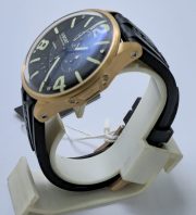 U BOAT Capsoil Titanio Black Rubber Strap Watch - Image 4