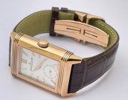 Jaeger Lecoultre Reverso Tribute Duoface Swiss ETA 7750 Valjoux Movement Watch - Image 6