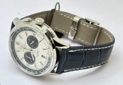 Breitling Premier B01 Chronograph 42 White Dial Leather Strap Watch - Image 6
