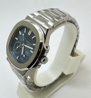 Patek Philippe Nautilus Moon Phase Power Resrve Steel Swiss Automatic Watch - Image 4