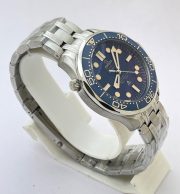 Omega Seamaster Diver Blue Swiss Automatic Watch - Image 5