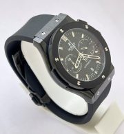 Hublot Classic Fusion Chronograph Full Black Rubber Strap Watch - Image 5