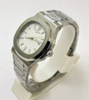 Patek Philippe Nautilus Steel White Watch - Image 4