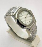 Patek Philippe Nautilus Steel White Watch - Image 5