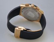 Hublot Classic Fusion Chronograph Rose Gold Black Rubber Strap Watch - Image 7