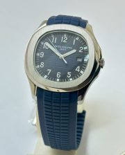 Patek Philippe Aquanaut Blue Rubber Strap Watch - Image 3