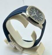 Patek Philippe Aquanaut Blue Rubber Strap Watch - Image 5