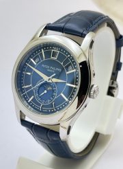 Patek Philippe Complications Annual Calendar Blue Swiss Automatic Watch - Image 3
