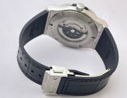 Hublot Vendom Classic Steel Black Leather Strap Swiss Automatic Watch - Image 7