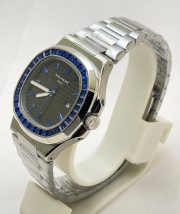 Patek Philippe Nautilus Blue Emerald Swiss Automatic Watch - Image 4