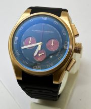 Porsche Design Chronograph Black Rubber Strap Watch - A - Image 3