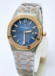 Audemars Piguet Royal Oak Diamond Blue Ladies Watch - Image 3