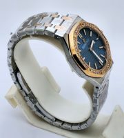 Audemars Piguet Royal Oak Diamond Blue Ladies Watch - Image 5