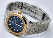 Audemars Piguet Royal Oak Diamond Blue Ladies Watch - Image 6