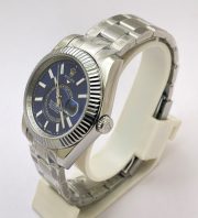 Rolex Sky Dweller Blue Steel Swiss ETA Automatic Watch - Image 4