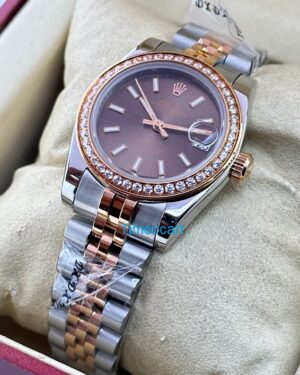 Rolex Datejust Diamond Bezel Blue Steel