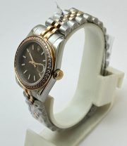 Rolex Datejust Diamond Bezel Brown Dual Tone Swiss Automatic Ladies Watch - Image 4