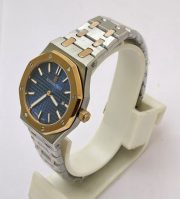 Audemars Piguet Royal Oak Blue Dual Tone Ladies Watch - Image 4