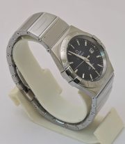 Omega Constellation Double Eagle Black Steel Watch - Image 5