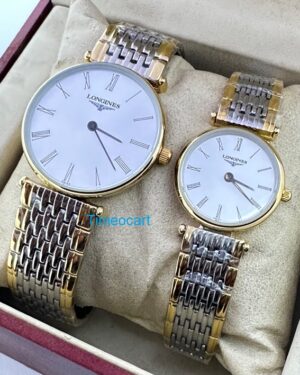Longines Elegance La Grande Dual Tone Couple Watch - A