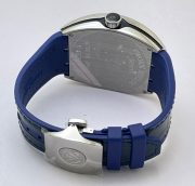 Franck Muller Vanguard Yachting Steel Blue Leather Strap Swiss ETA Automatic Watch - Image 7