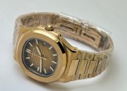 Patek Philippe Nautilus Brown Rose Gold Swiss Automatic Watch - Image 6