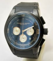 Porsche Design Chronograph Black Rubber Strap Watch - C - Image 3