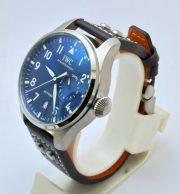 I W C Big Pilot Le Petit Prince Blue Swiss Automatic Watch - Image 4