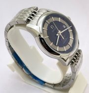 Omega De-Ville Black Steel Bracelet Swiss Automatic Watch - Image 5