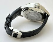 I W C Big Pilot Grey Black Leather Swiss Automatic Watch - Image 7