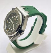 Audemars Piguet Diver Green Rubber Strap Swiss Automatic Watch - Image 4