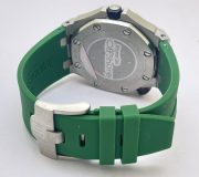 Audemars Piguet Diver Green Rubber Strap Swiss Automatic Watch - Image 7