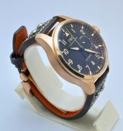 I W C Big Pilot Le Petit Prince Rose Gold Leather Strap Swiss Automatic Watch - Image 5