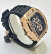 Richard Mille Spider Rose Gold Diamond Swiss ETA Automatic Watch - Image 5