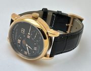 A. Lange & Shone Grand Lange 1 Moon Phase Rose Gold Black Swiss Automatic Watch - Image 6