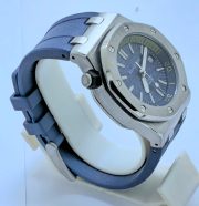Audemars Piguet Diver Blue Rubber Strap Swiss Automatic Watch - Image 5