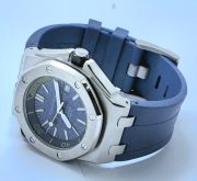 Audemars Piguet Diver Blue Rubber Strap Swiss Automatic Watch - Image 6
