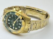 Rolex GMT Master II Golden Green Swiss ETA 3285 Valjoux Movement Watch - Image 6