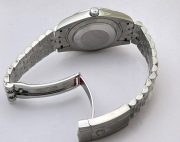 Rolex Date-Just Stick Mark Blue Steel Swiss ETA Automatic 2836 Valjoux Movement Watch - Image 10