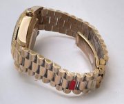 Rolex Day-Date Black Rose Gold Swiss ETA Automatic 2836 Valjoux Movement Watch - Image 7