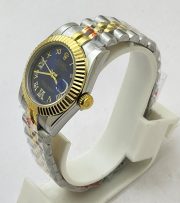 Rolex Datejust Roman Marker Blue Dual Tone Swiss Automatic Ladies Watch - Image 4