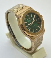 Audemars Piguet Royal Oak Green Rose Gold Swiss Automatic Watch - Image 5