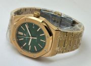 Audemars Piguet Royal Oak Green Rose Gold Swiss Automatic Watch - Image 6
