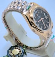 Rolex Day Date Eisenkiesel Dial Swiss Automatic Watch - Image 5