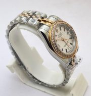 Rolex Datejust White Diamond Bezel Mother Of Pearl Dual Tone Swiss Automatic Ladies Watch - Image 5