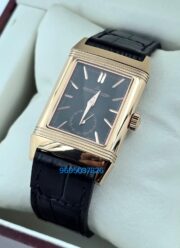 Jaeger Le Coultre Grande Reverso London Flagship Gold Black Watch