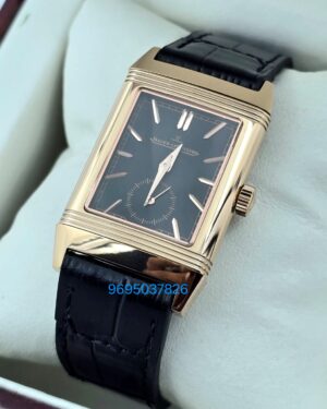 Jaeger Le Coultre Grande Reverso London Flagship Gold Black Watch