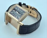 Jaeger Le Coultre Grande Reverso London Flagship Gold Black Watch - Image 7