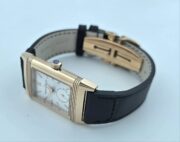 Jaeger Le Coultre Grande Reverso London Flagship Gold White Watch - Image 4
