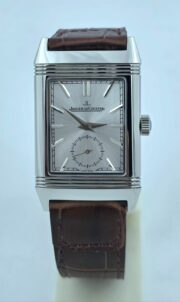 Jaeger Le Coultre Grande Reverso London Flagship Steel White Watch - Image 3